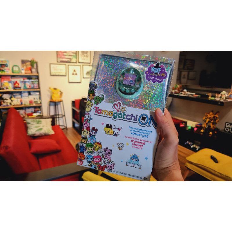 Máy nuôi thú ảo Tamagotchi PIX Party , Floral , ON Bandai