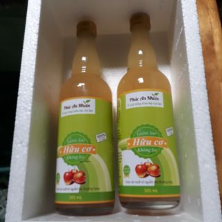 COMBO 2 CHAI GIẤM TÁO HỮU CƠ PHÚC AN NHIÊN