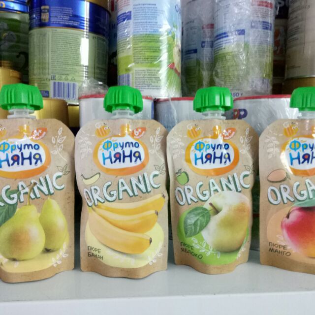 Hoa quả nghiền fruto hữu cơ