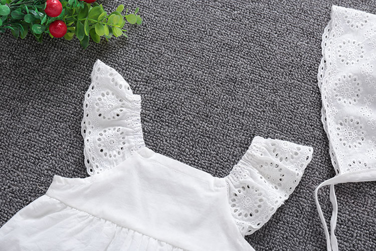 Set đầm công chúa + mũ cho bé gái (3-24 tháng)