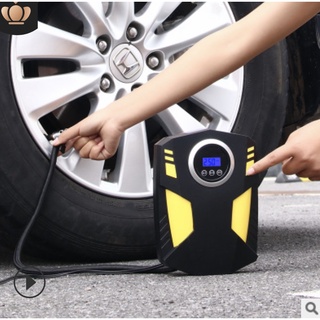 BƠM ĐIỆN TỬ TỰ NGẮT🚗 Bơm lốp ô tô xe hơi thông minh tự ngắt, có đèn