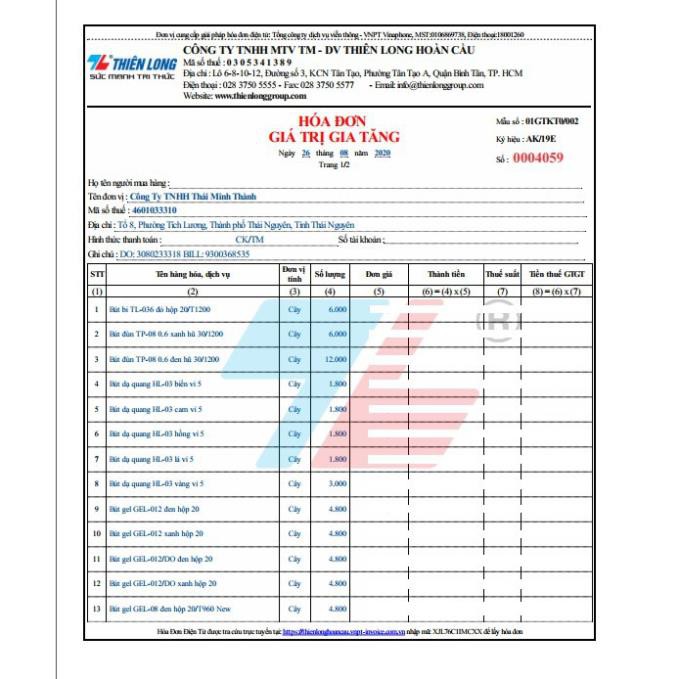 Bút Dạ Quang Thiên Long HL03 - Bút Có 2 Đầu (1 Đầu Tròn, 1 Đầu Dẹp) Giúp Tăng Thêm Tính Năng Sử Dụng