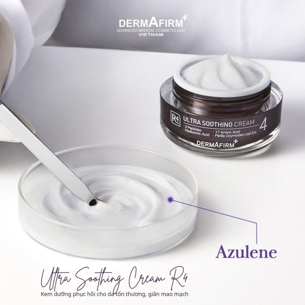 Kem dưỡng Dermafirm - Ultra Soothing Hydra Cream R4  phục hồi cho da giãn mao mạch