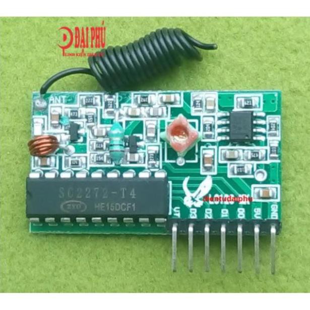 Module thu RF 315MHz dùng IC2272-M4, IC2272-T4