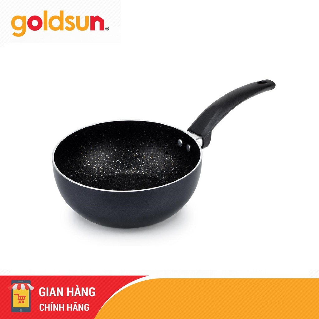 [Mã BMBAU50 giảm 50K đơn 150K] Chảo nhôm chống dính Goldsun GE520 IH Hàng chính hãng