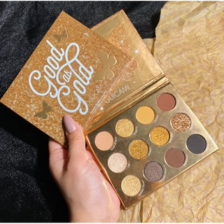 Bảng Màu Mắt Guicami Good As Gold 12 Màu, phấn mắt makeup chuyên nghiệp