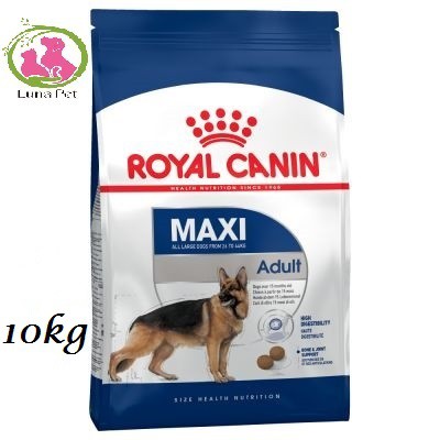 Thức ăn chó lớn Royal canin maxi Adult 10kg -  Thức ăn hạt cho giống chó kích thước lớn trưởng thành 10kg