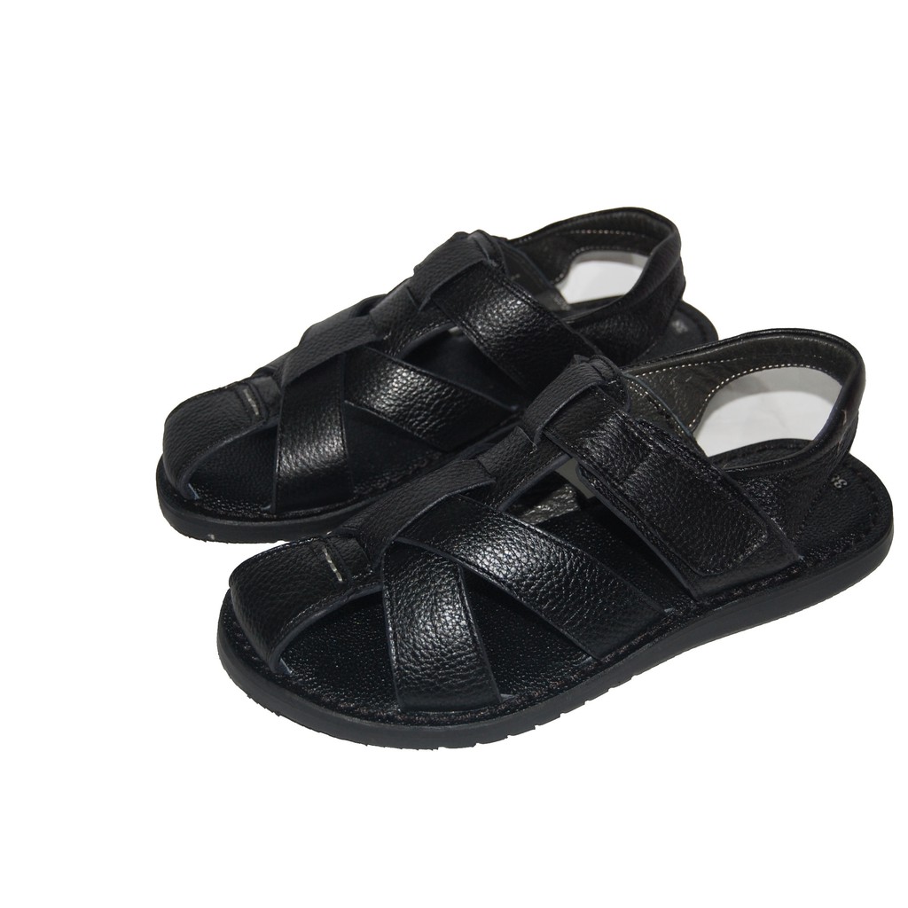 Sandal nam da bò thật. Bảo hành 12 tháng. MS: SD21