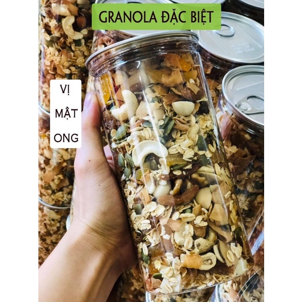 GRANOLA Đặc Biệt đủ vị hộp 500g - GRANOLA Vị Mật ong - GRANOLA Vị Matcha - GRANOLA Vị Socola