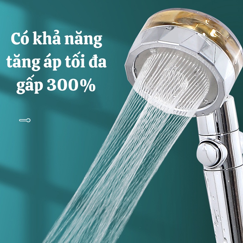 Đầu vòi hoa sen tăng áp siêu bền , Tăng áp siêu mạnh + tiết kiệm nước