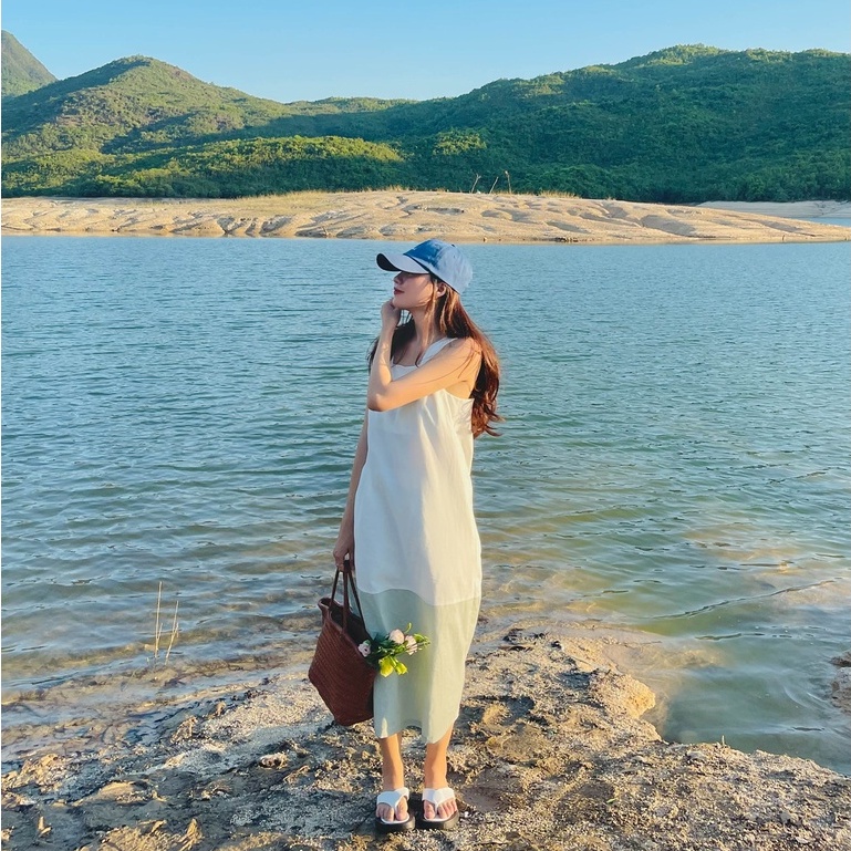 [Mã SKAMCLU7 giảm 10% tối đa 50K đơn 0Đ] Váy dài 2 màu mùa Hè