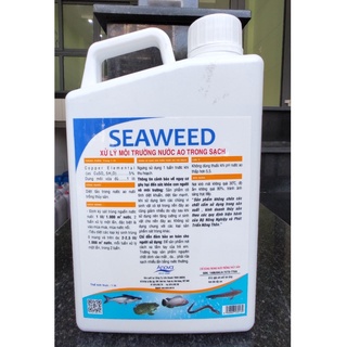Anova Seaweed diệt ngoại kí sinh trùng, diệt tảo độc, làm sạch nước ao giúp cá, lươn, ốc, baba khỏe mạnh (chai 1 lít)