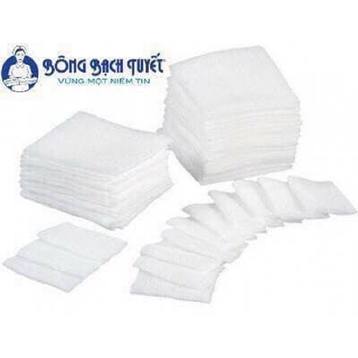 BÔNG BẠCH TUYẾT Y Tế Cắt Miếng 1kg - Vệ sinh cho bé