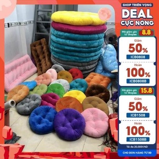 Đệm ngồi bệt tròn quán Cà phê, trà sữa, phòng trà, nệm ngồi bệt đủ màu, nệm ngồi nhấn nút