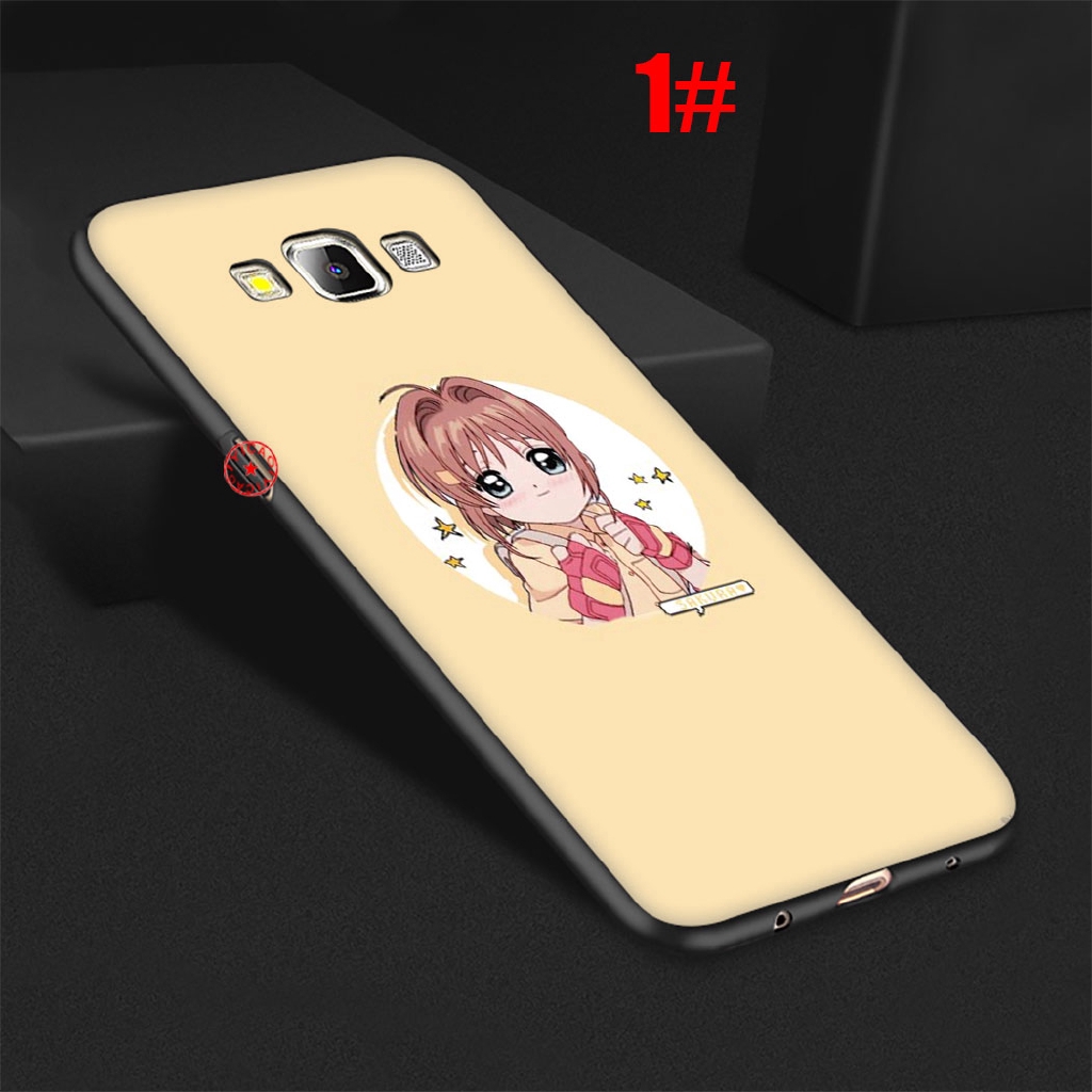 Ốp điện thoại silicon dẻo in hình hoạt hình Cardcaptor Sakura cho Samsung Galaxy S6 S7 Edge S8 S9 S10 Plus S10E AC3