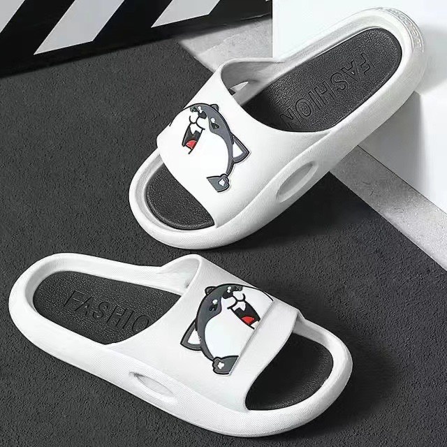 Dép quai ngang nam và nữ thời trang hình chó dễ thương siêu êm