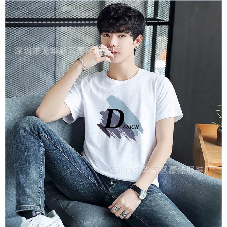 Áo thun Nam Nữ mẫu chữ D ( DESIGN ) đơn giản mà cực đẹp , chất thun cotton siêu mềm mịn AT236