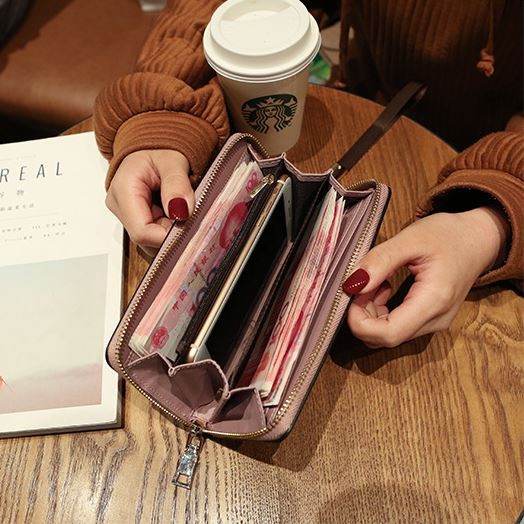 Ví Nữ Cầm Tay 𝐅𝐑𝐄𝐄 𝐒𝐇𝐈𝐏 Ví Nữ Dài Sang Trọng Đựng Vừa Điện Thoại 8Plus