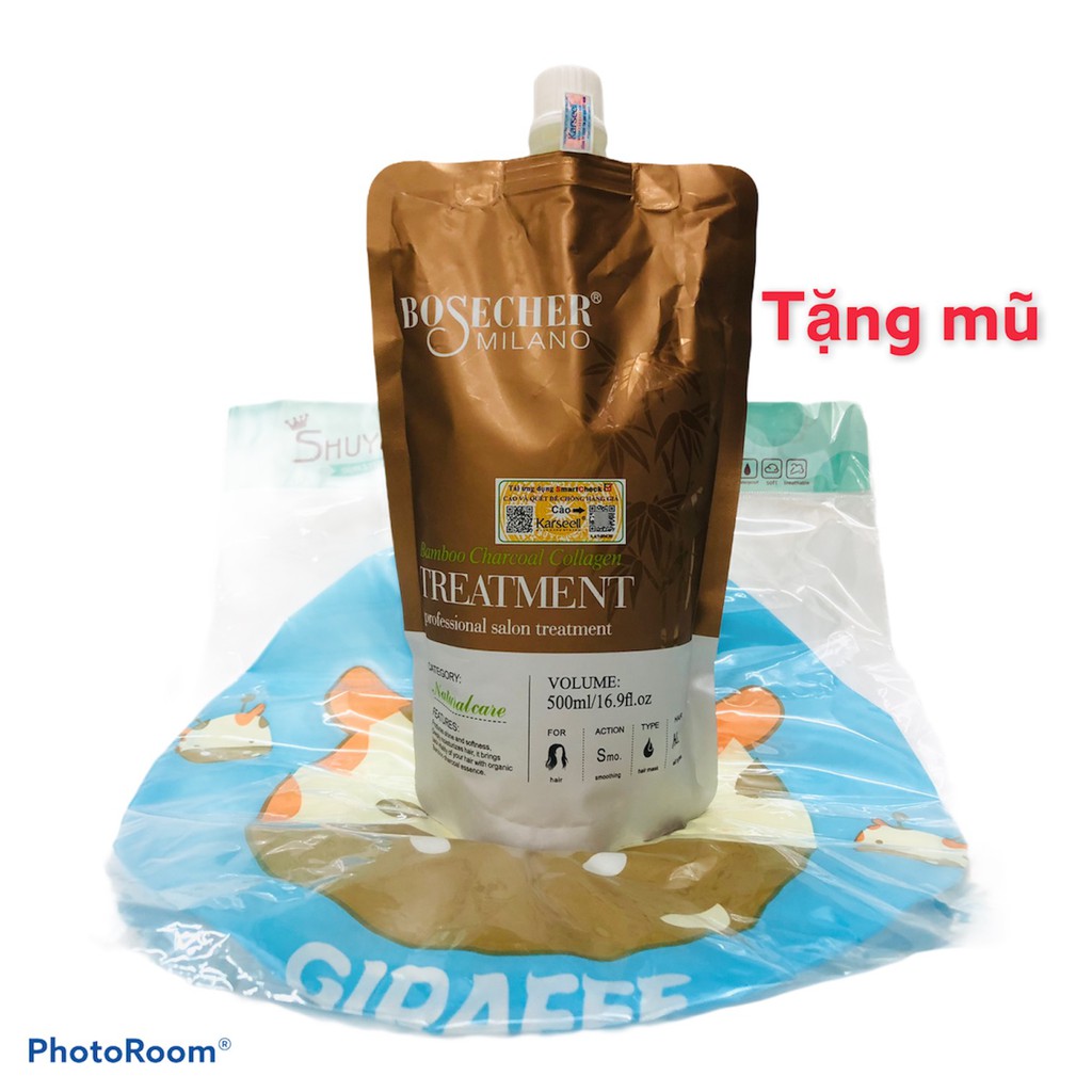 BOSECHER- DẦU HẤP Ủ TÓC DƯỠNG ẨM PHỤC HỒI SIÊU MỀM MƯỢT COLLAGEN BOSECHER HƯƠNG NƯỚC HOA 500ML | BigBuy360 - bigbuy360.vn