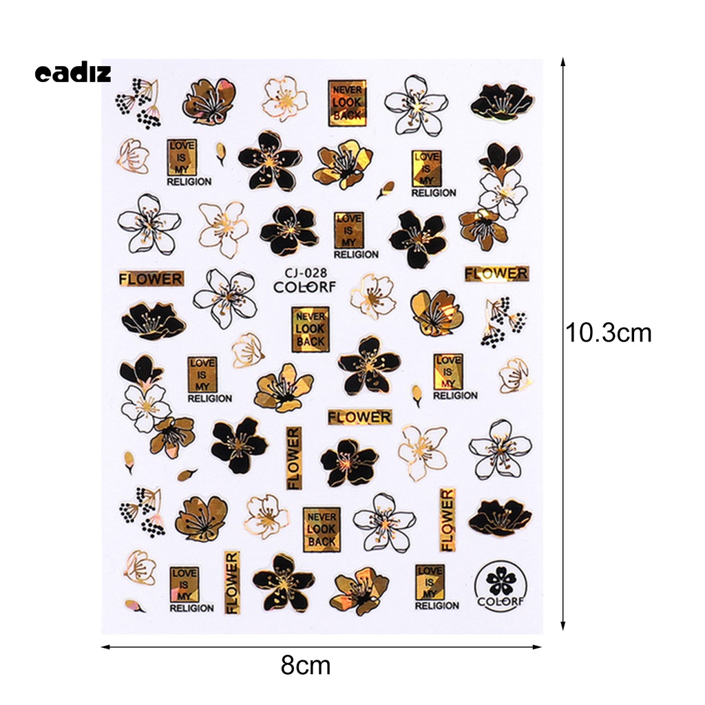 [Hàng mới về] Miếng dán trang trí móng tay họa tiết độc đáo tùy chọn