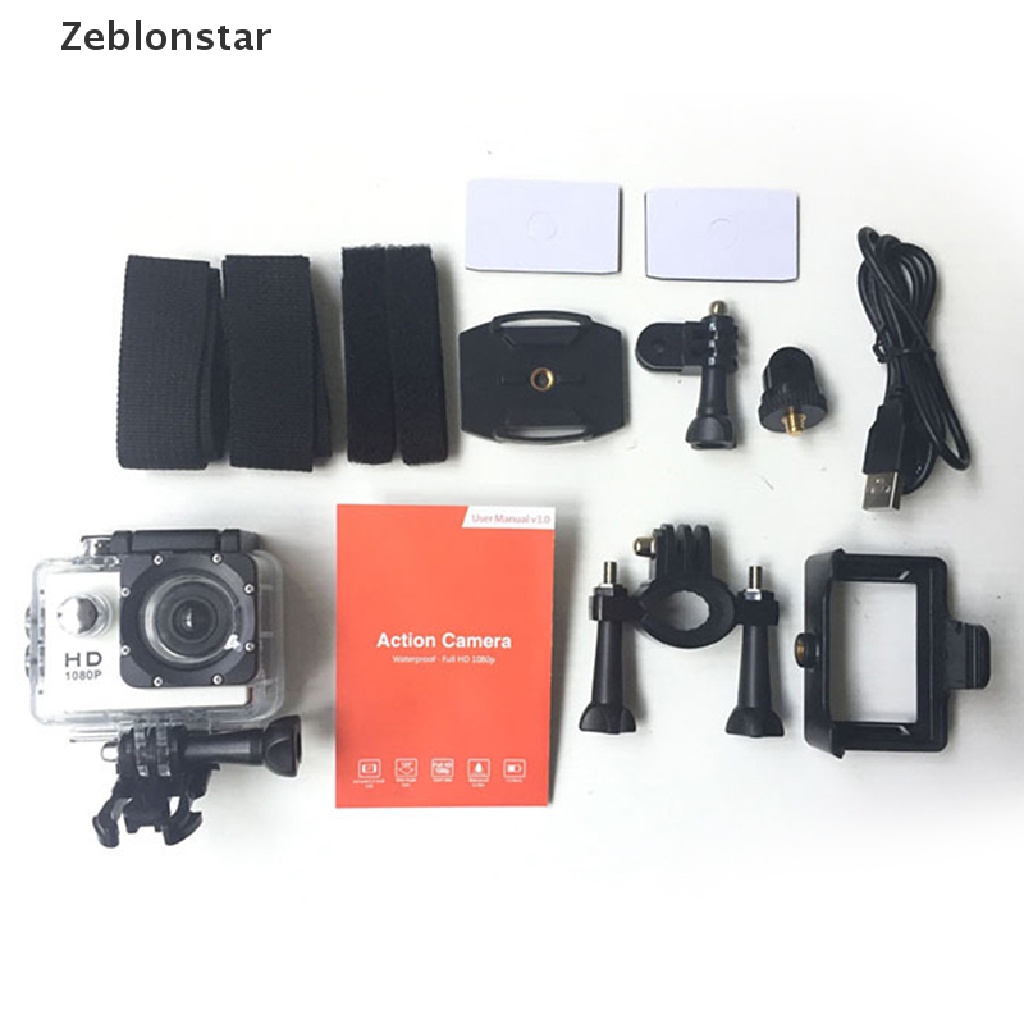 Set camera hành trình SJ4000 DV 1080P Full HD chống nước kết nối wifi gắn mũ bảo hiểm mới