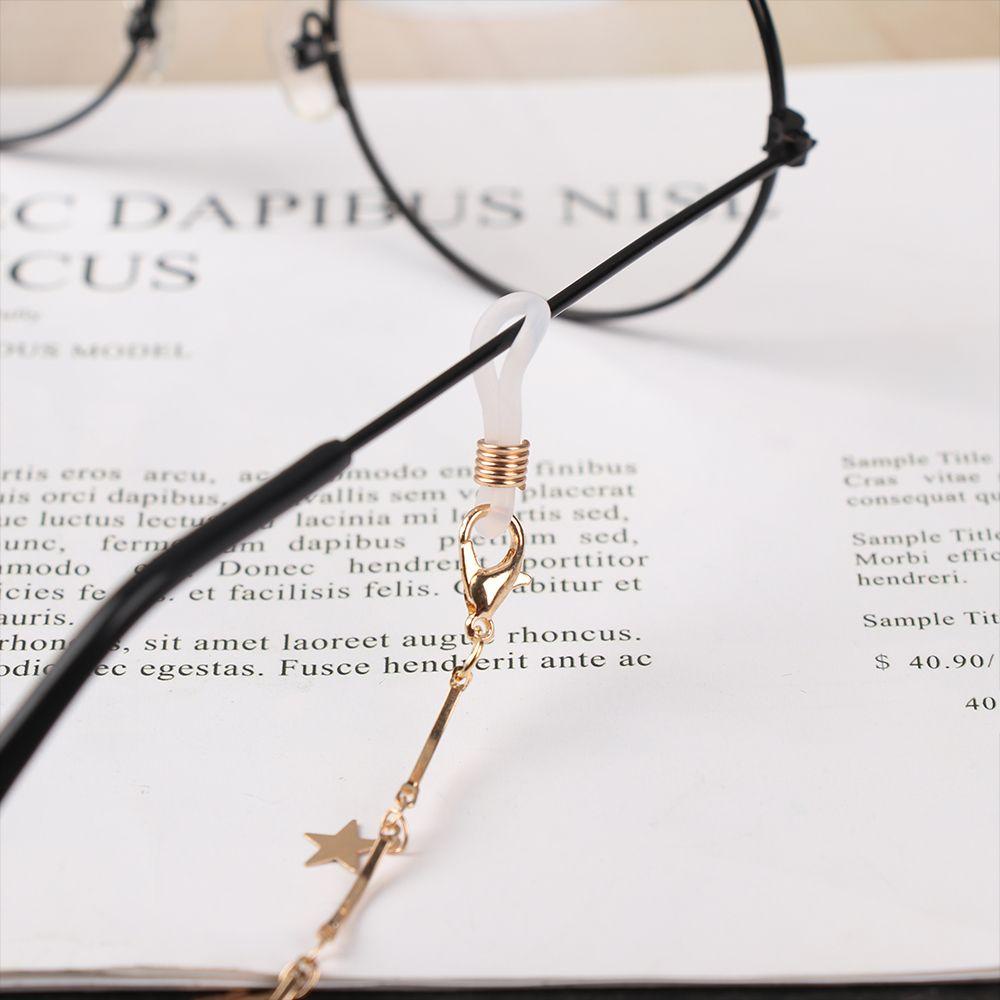 ESPO Dây Đeo Mắt Kính Màu Vàng Kim Loại Thời Trang