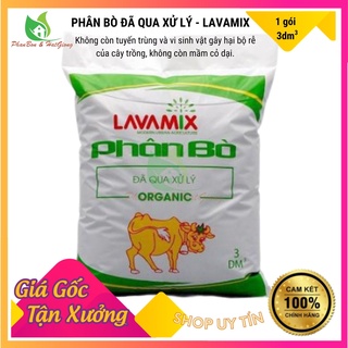 Phân bò đã qua xử lý 3 dm3 - lavamix - shop phân bón và hạt giống