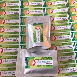 Combo Bột trà xanh + viên nghệ