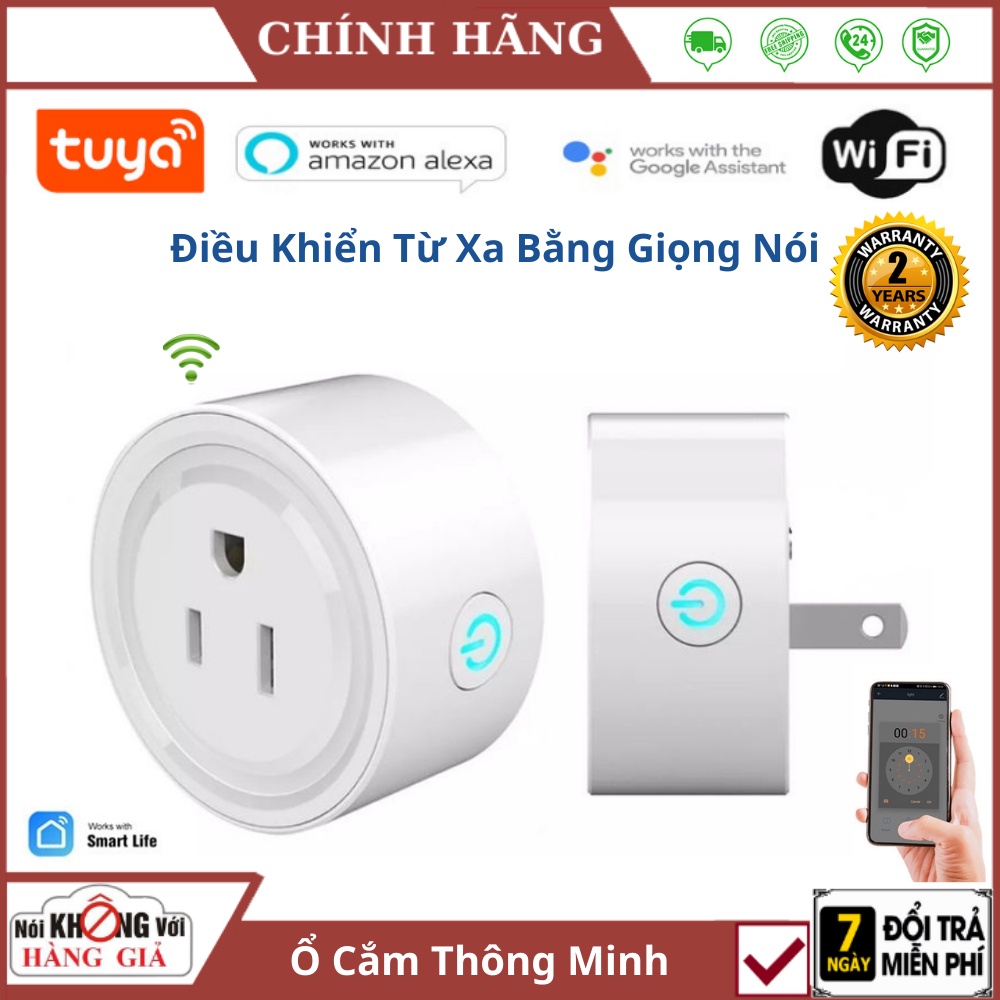 Ổ Cắm WiFi Thông Minh Ewelink Điều Khiển Từ Xa Bằng Giọng Nói Google &amp; Alexa, Hỗ trợ tối đa 8 lịch trình thời gian