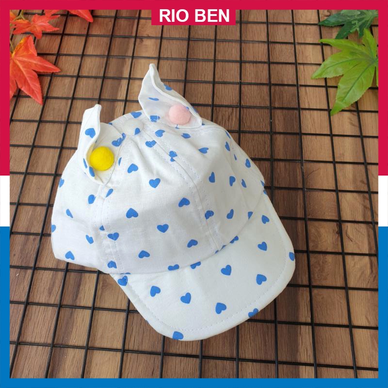 Nón vải mềm thời trang cho bé nhỏ từ 1-3 tuổi RBN118