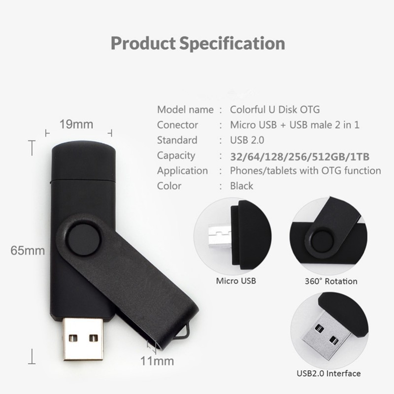 Usb Otg 32Gb Cho Điện Thoại Android