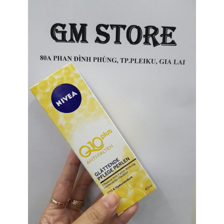 Gm store- Serum Nivea q10 plus anti-falten tinh chất ngọc trai chống nhăn 40ml