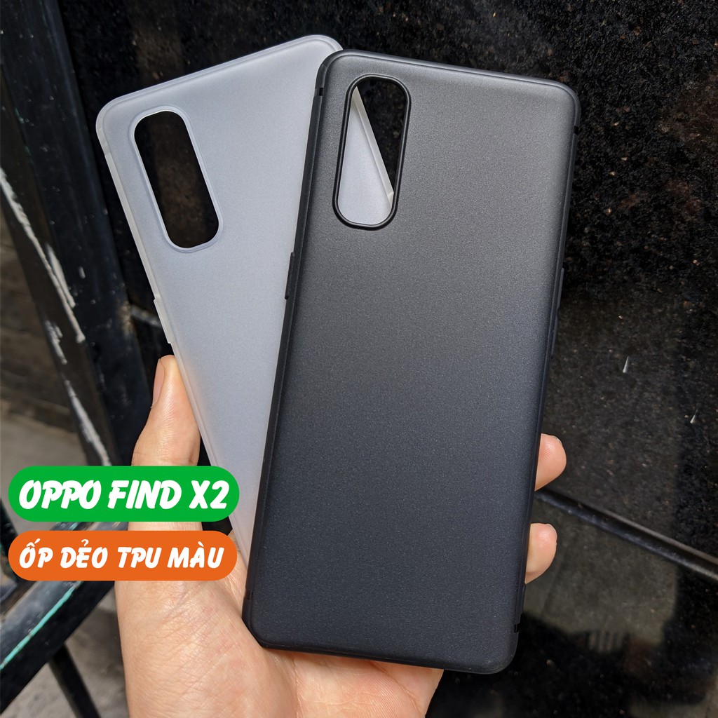 Ốp lưng oppo find x5 x3 x3 pro x2 dẻo siêu mỏng tpu màu ôm sát thân máy bảo vệ camera phụ kiện huỳnh tân store