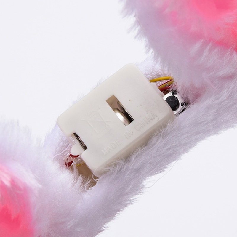 Băng Đô Tai Thỏ Có Đèn Led Dễ Thương Cho Nữ