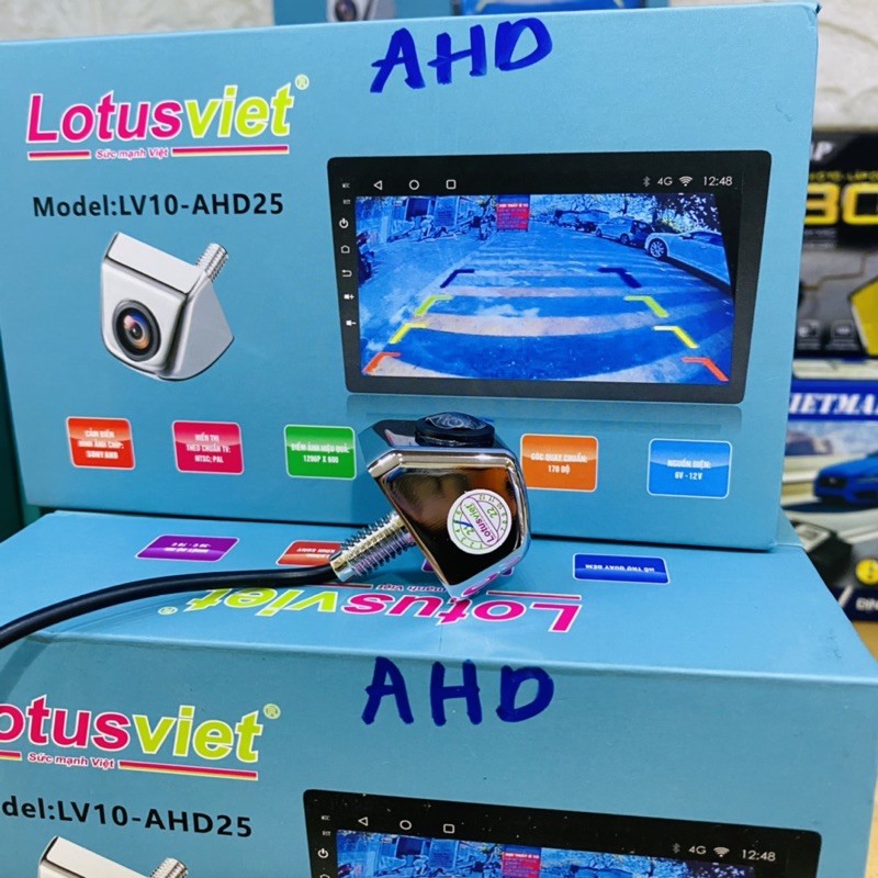 Cam lùi AHD25 LV10 cho màn android hàng chính hãng Lotusviet tại Đại việt Auto | BigBuy360 - bigbuy360.vn