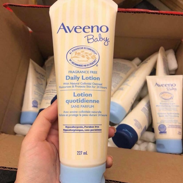 Kem dưỡng ẩm cho bé Aveeno