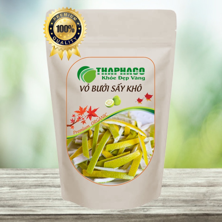 Vỏ Bưởi Khô Sấy Khô Nguyên Chất - Hàng Loại 1 - Túi Zip 100gram