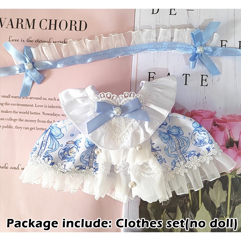 Đầm Công Chúa Lolita 20cm Thời Trang Mùa Đông Cho Búp Bê