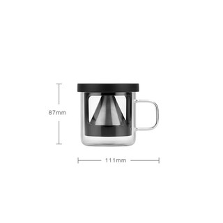 Ly lọc cafe thủy tinh Samadoyo FT008 300ml