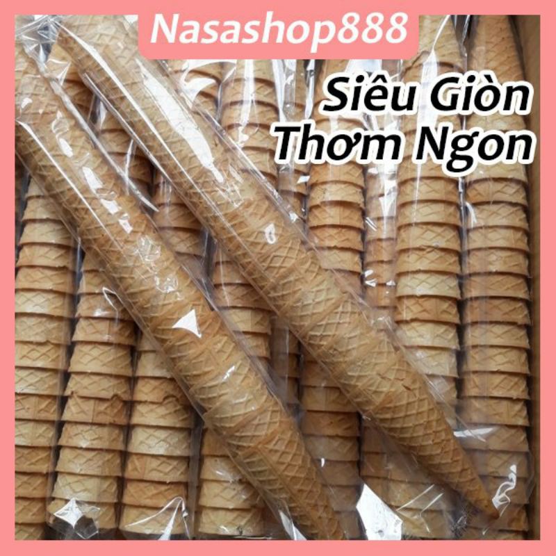 [Mã 267FMCGSALE giảm 8% đơn 500K] Bánh ốc quế giòn ăn kem