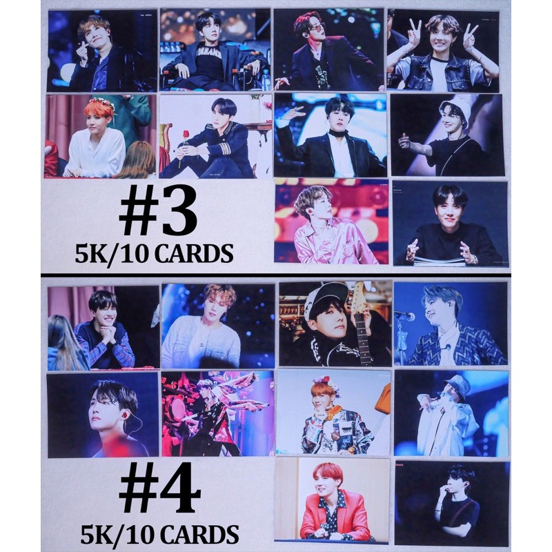 (Có sẵn)Sale set card BTS - JHOPE