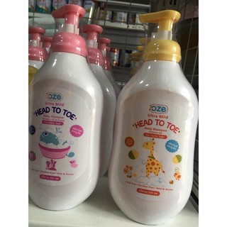Sữa tắm gội trẻ em OZE Ultra Mild Head To Toe 550ml