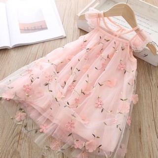 Đầm Công chúa Voan Hoa xinh lung linh