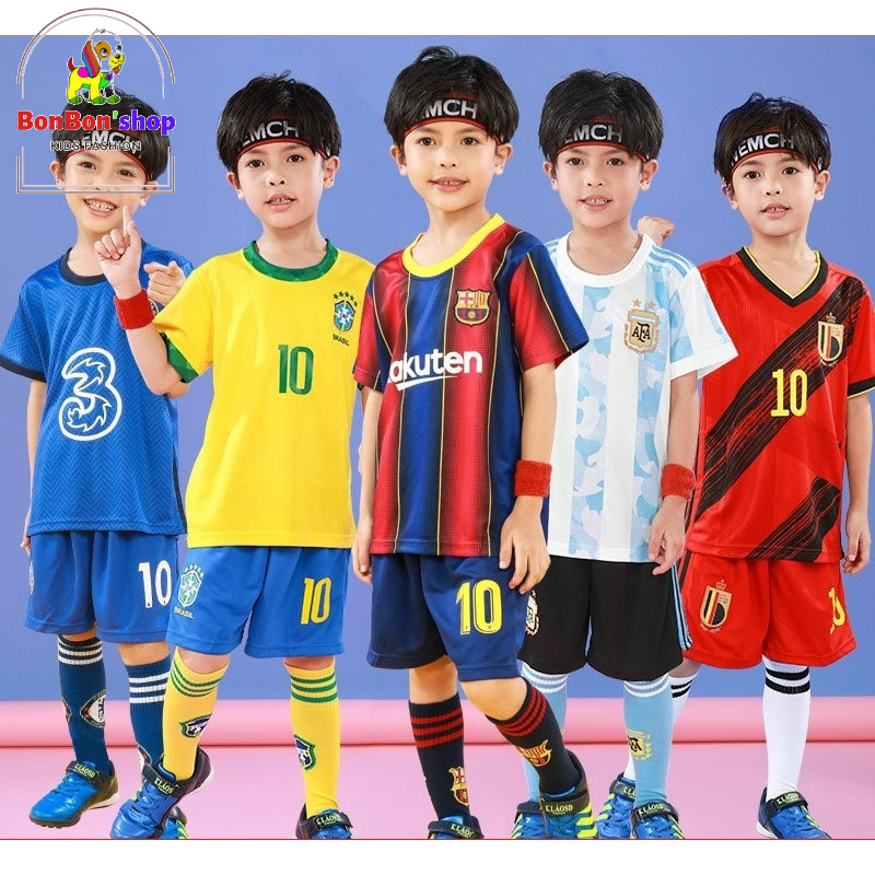Bộ bé trai thể thao size đại vải thun lạnh 3D co giãn thoải mái TT05