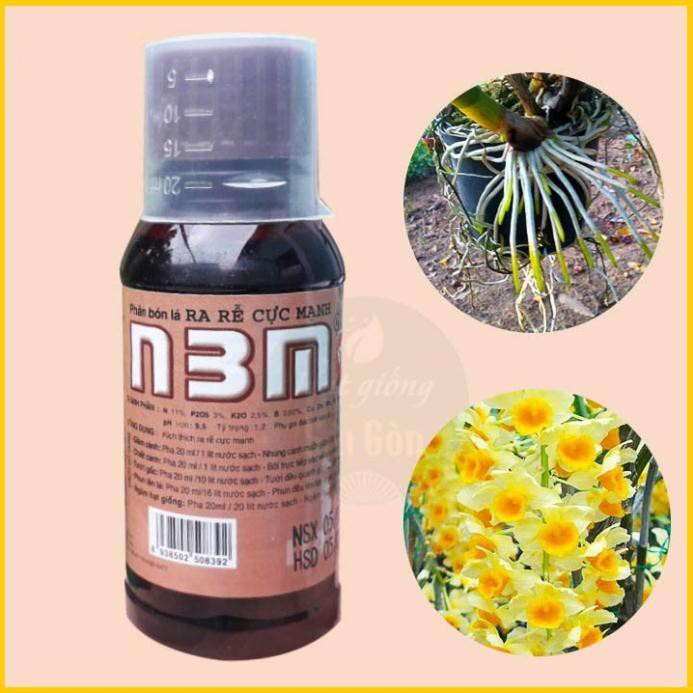 Phân bón kích rễ N3M dạng nước - mạnh mẽ hơn, đậm đặc hơn 100ml