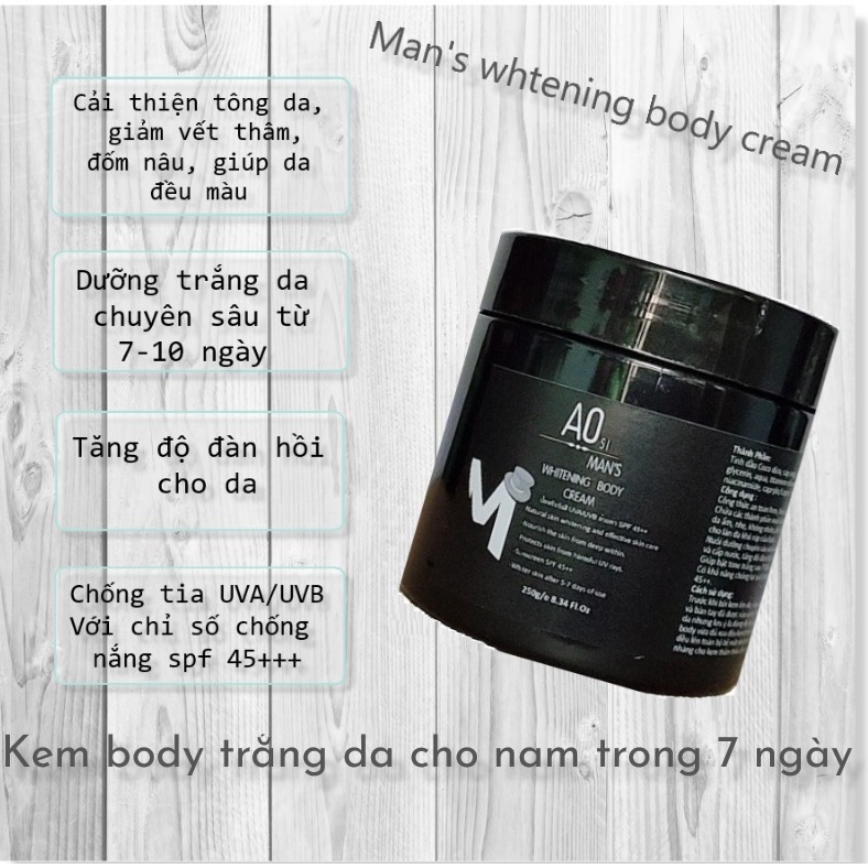Kem spa x5 trắng da 7 ngày siêu trắng chống nắng UVA/UVB  dành cho nam giới 250G | BigBuy360 - bigbuy360.vn