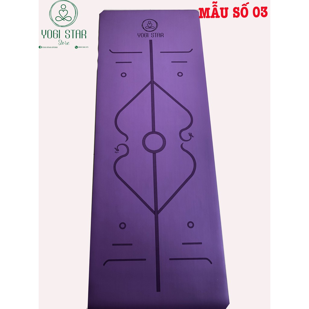 (SIÊU RẺ) THẢM TẬP YOGA CHỐNG TRƯỢT 100% PU CAO SU - TPE - NÚT CHAI