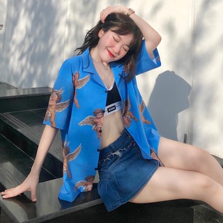 Sơ mi 2 thiên thần xanh, sơ mi 2angel real full tag túi