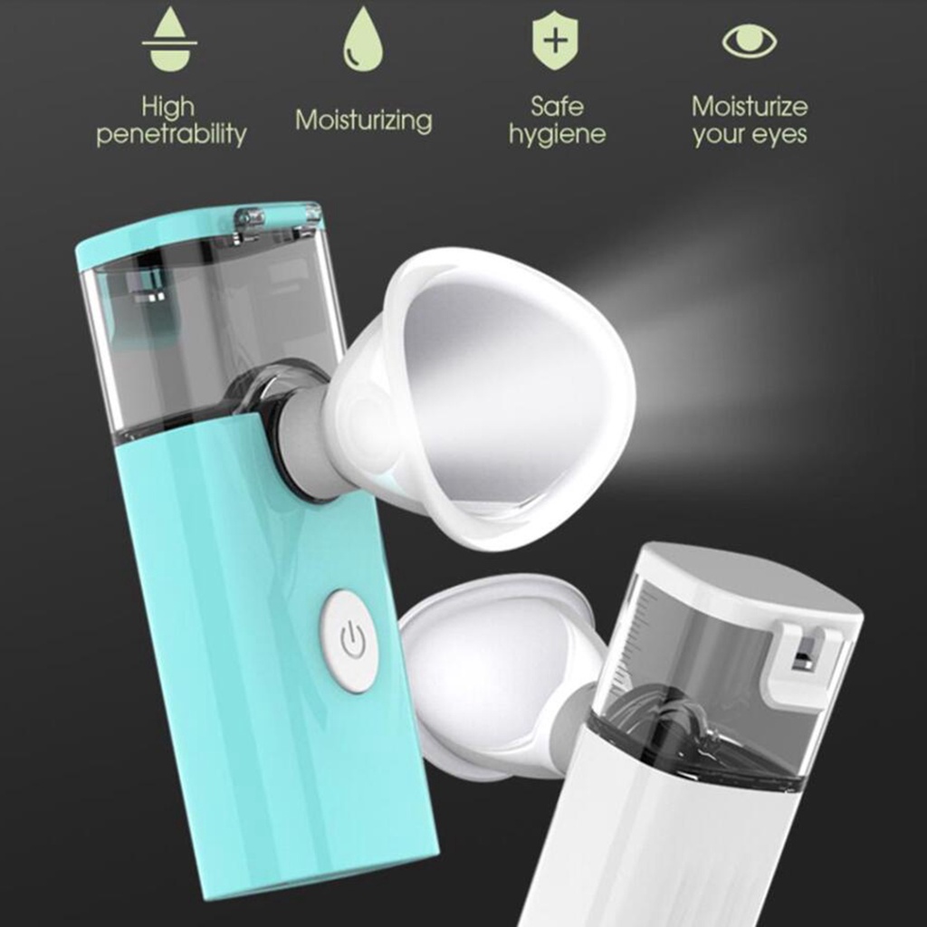 Máy Phun Sương Nano Tạo Độ Ẩm Cho Mắt Chăm Sóc Mắt Màu Trắng
