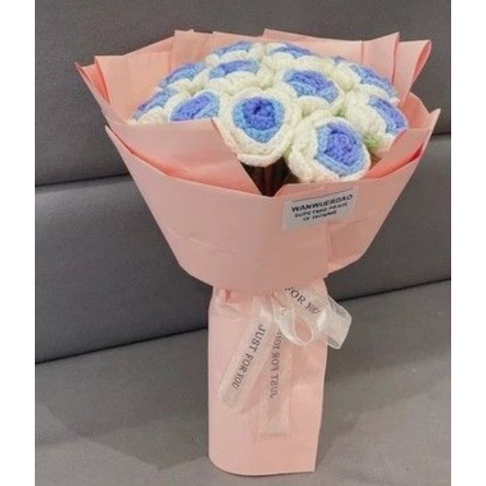 Hoa hồng len/ Hoa len